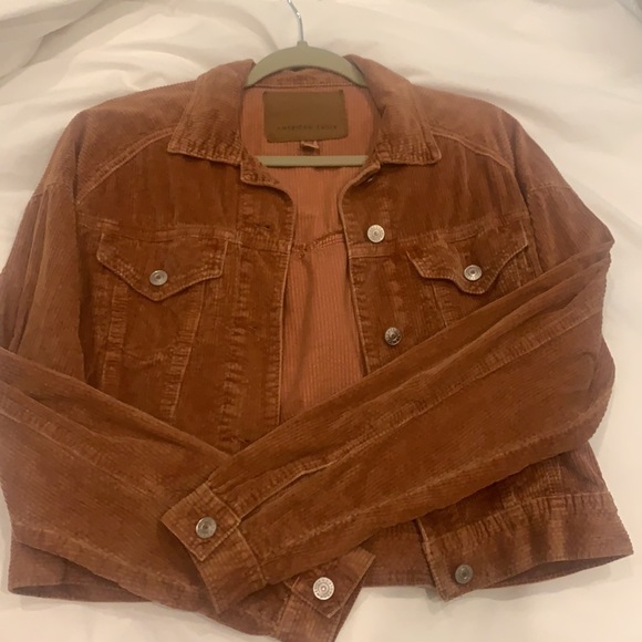 American eagle light brown courdoroy jacket XS - Picture 1 of 4